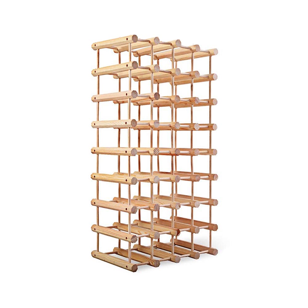 Wooden wine rack for 40 bottles-0