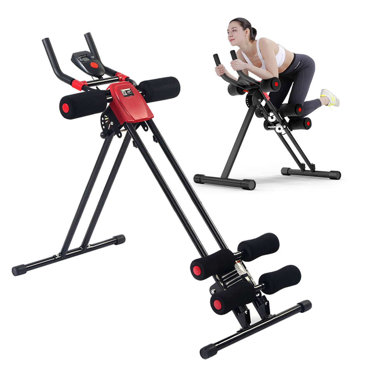 Arm and abdominal muscle strengthening exercise machine-1