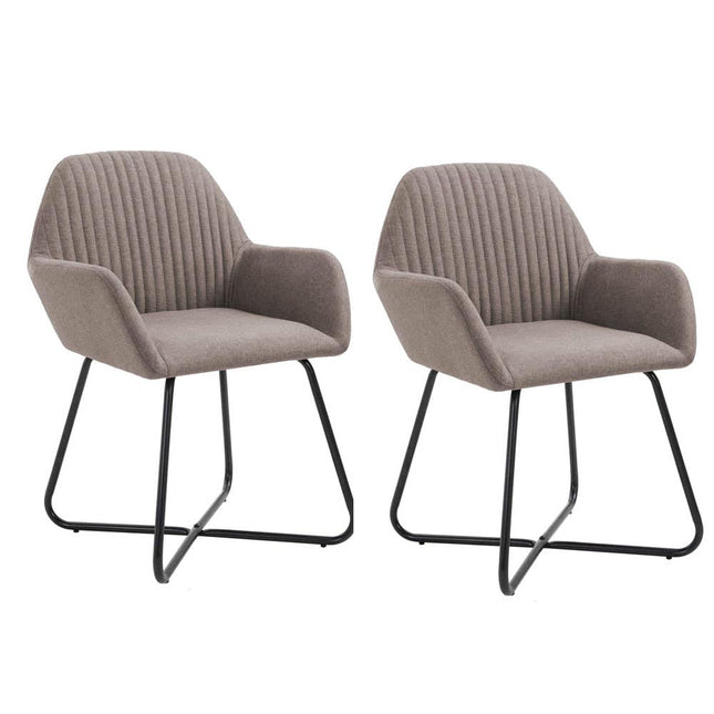 2 Molli dining chairs, in several colors - beige-0