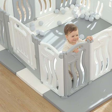 Plastic baby playpen-4