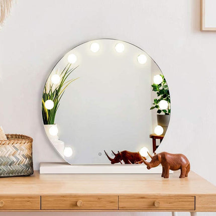 Makeup mirror with LED lighting-2